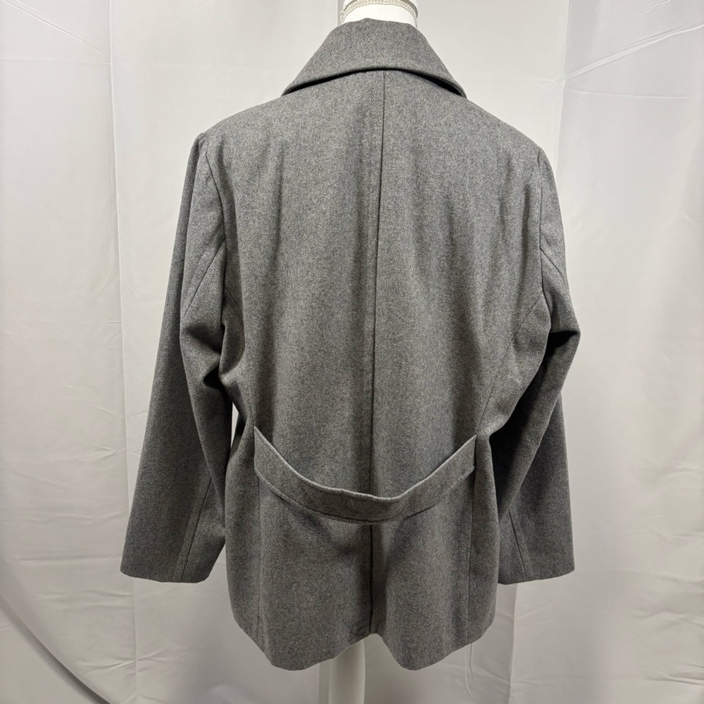 Old Navy Women's Charcoal Pea Coat Size XL - Picture 3 of 6